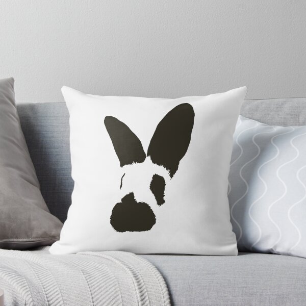 Item preview, Abstract Black and White Rabbit designed and sold by Arkneer.