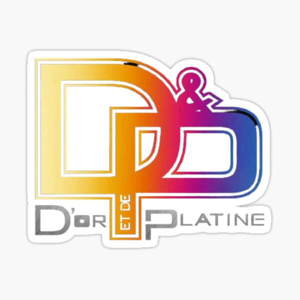 dor et de platine Sticker