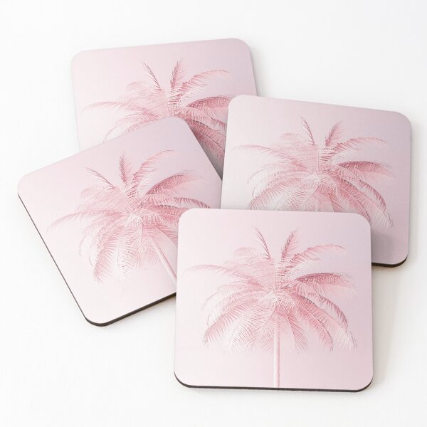 Item preview, Pink Palm Tree Print, Beach Decor, Pink Tropical Paradise, Botanical art. designed and sold by Digital  Cloud.