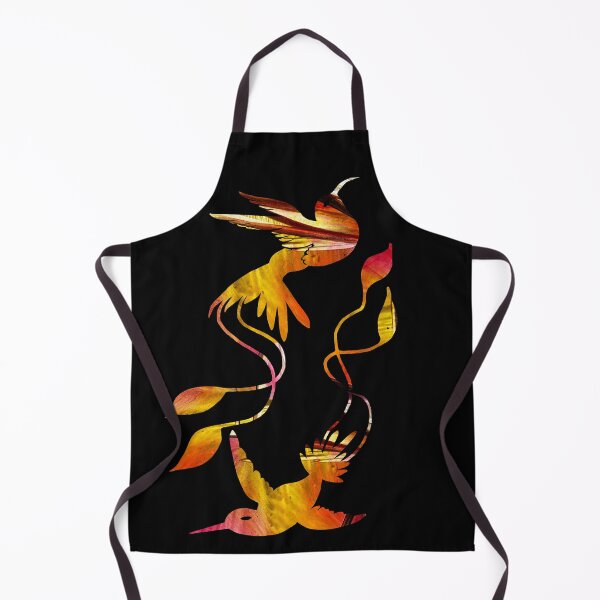 Item preview, Hot sunset abstract hummingbirds designed and sold by TitaCris.