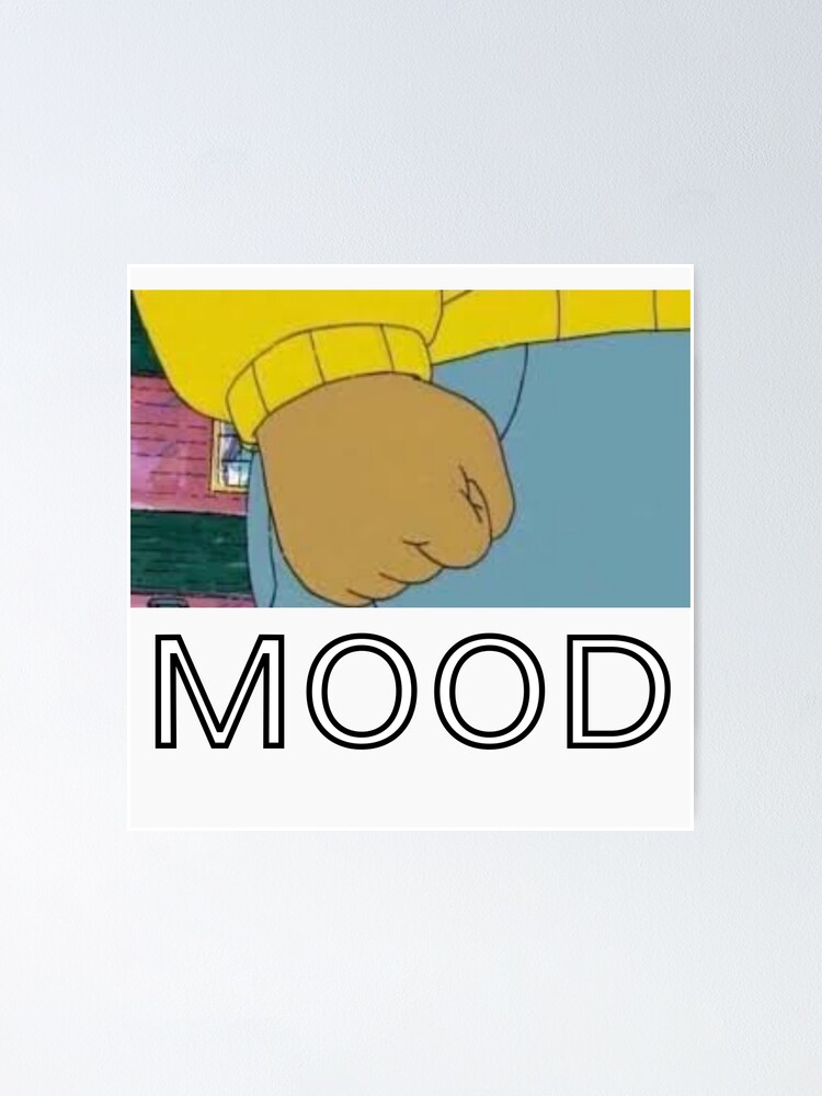 " Arthur's Clenched Fist Meme Funny Joke" Poster for Sale by