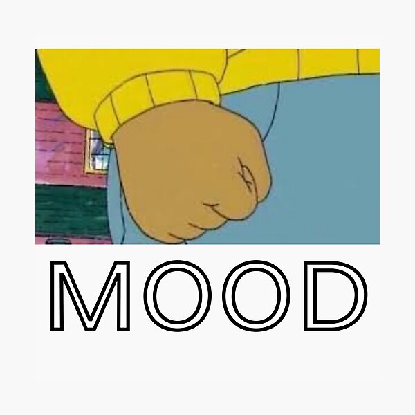 " Arthur's Clenched Fist Meme Funny Joke" Photographic Print for Sale