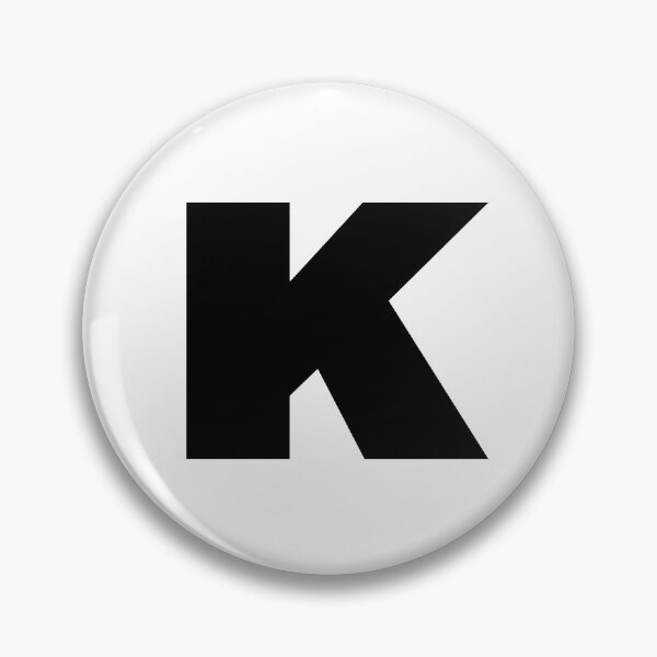 Item preview, Monogram in bold letter K designed and sold by JustSeasons.