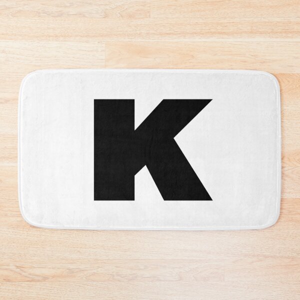 Item preview, Monogram in bold letter K designed and sold by JustSeasons.