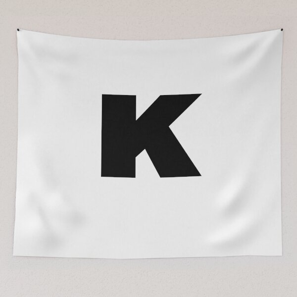 Item preview, Monogram in bold letter K designed and sold by JustSeasons.