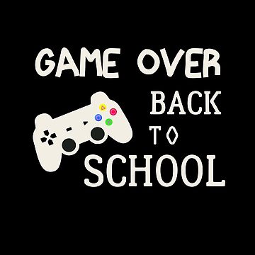 Game Over Back To School Cap Poster for Sale by shopghita45