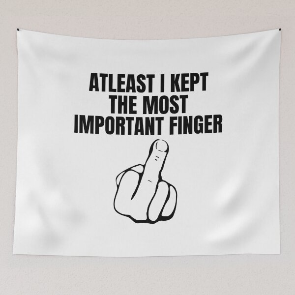Item preview, Middle Finger, Amputation, finger Amputee, Humor Amputee, Amputee, Amputee shirt, Amputee gift, Middle Finger Swearing designed and sold by AmputTee.