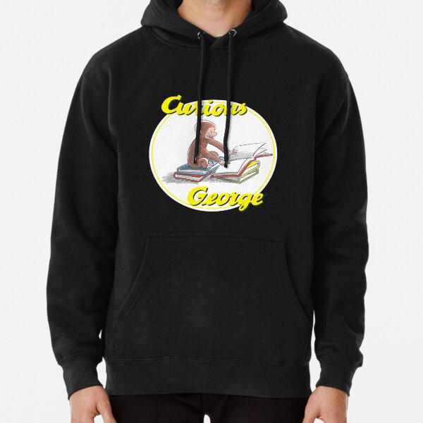 Curious George Reading Poster Pullover Hoodie