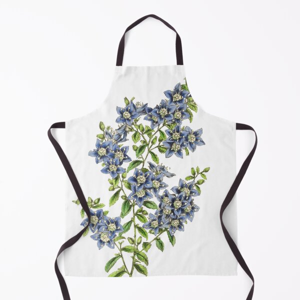 Item preview, Blue Wildflowers Botanical Print designed and sold by Veriepear.