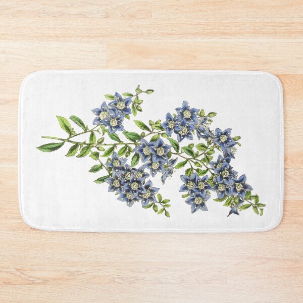 Item preview, Blue Wildflowers Botanical Print designed and sold by Veriepear.