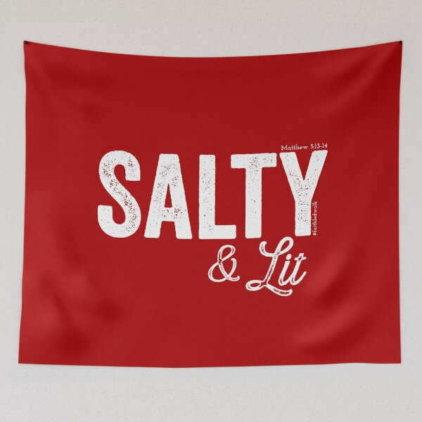 Item preview, Salty and Lit - Matthew 5:13-14 designed and sold by JacquelineLim.