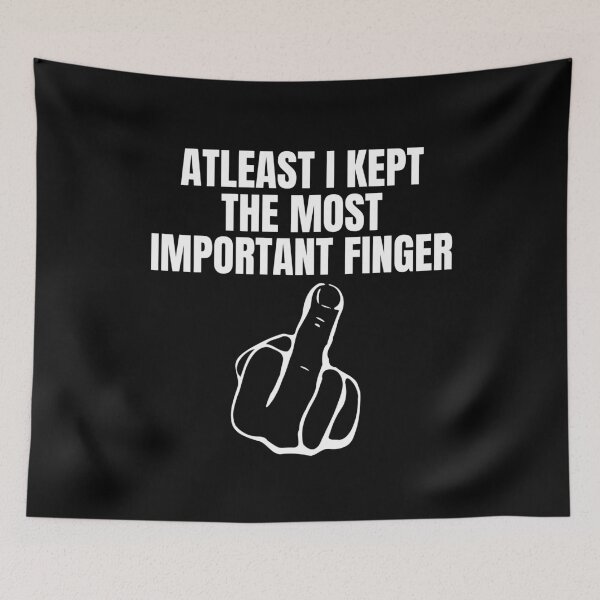 Item preview, Middle Finger, Amputation, finger Amputee, Humor Amputee, Amputee, Amputee shirt, Amputee gift, Middle Finger Swearing designed and sold by AmputTee.