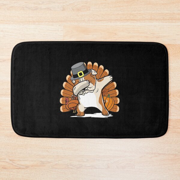 Item preview, Funny Dabbing English Bulldog Thanksgiving designed and sold by RorenSteven.