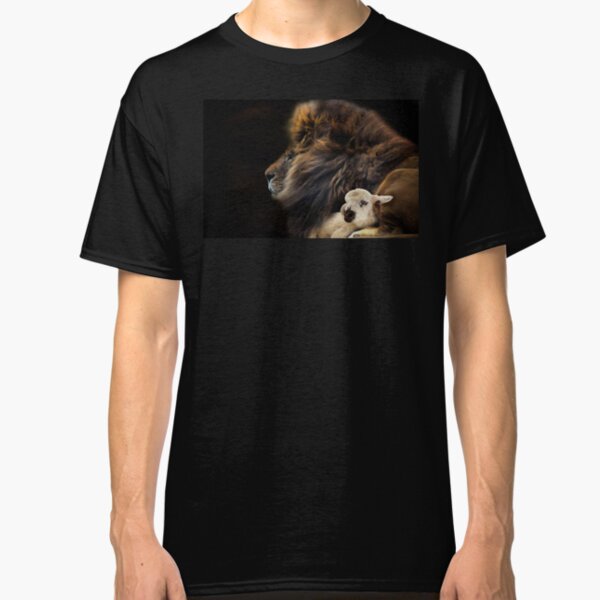 and the lion shall lie down with the lamb Classic T-Shirt