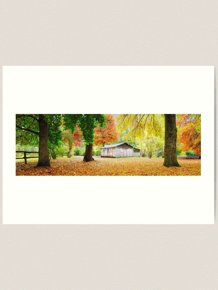 Alternate view of Pickerings Hut, Howqua Hills, Victoria, Australia Art Print