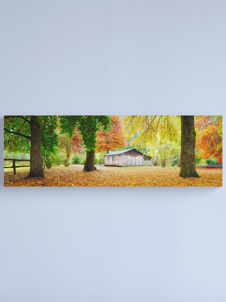 Thumbnail 1 of 3, Canvas Print, Pickerings Hut, Howqua Hills, Victoria, Australia designed and sold by Chockstone.