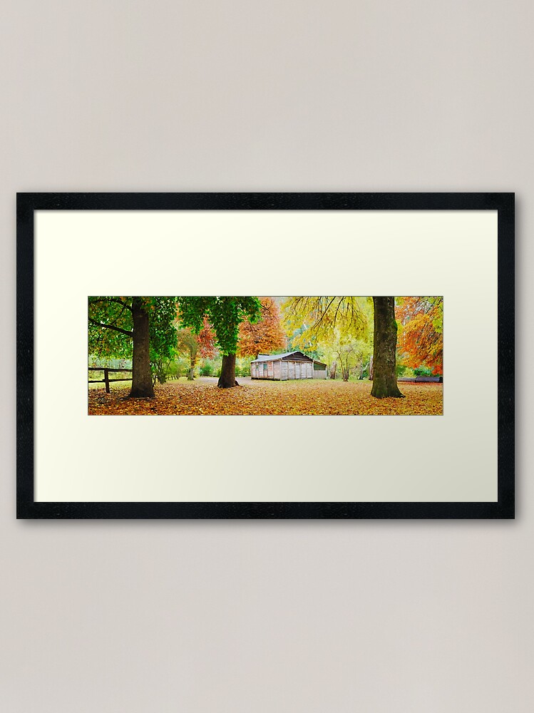 Thumbnail 1 of 7, Framed Art Print, Pickerings Hut, Howqua Hills, Victoria, Australia designed and sold by Chockstone.