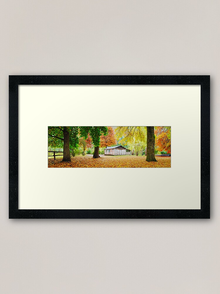 Alternate view of Pickerings Hut, Howqua Hills, Victoria, Australia Framed Art Print