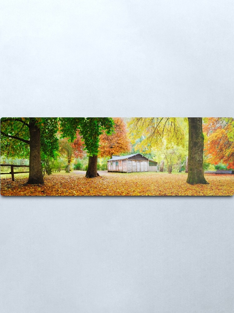 Alternate view of Pickerings Hut, Howqua Hills, Victoria, Australia Metal Print