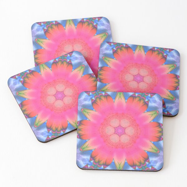 Item preview, Psychedelic pink flower designed and sold by Pear Tree Studio.