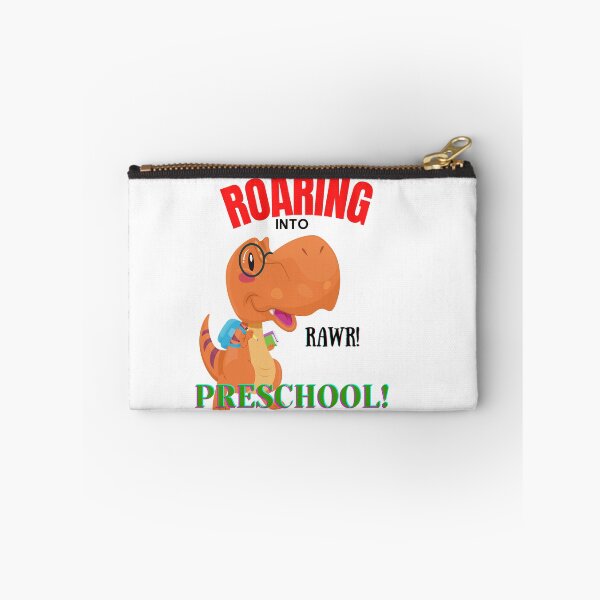 Item preview, Kids T-shirt-Back to School Preschool Dinosaur Roaring into Preschool  designed and sold by Cheryl Pastor.