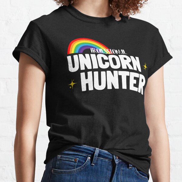 Professional Unicorn Hunter - humorous slogan Classic T-Shirt