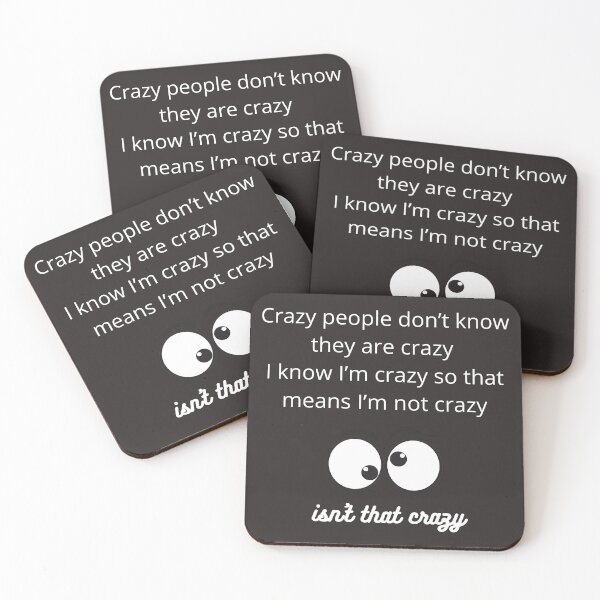 Item preview, Who’s crazy? Not me designed and sold by Teddybear-2021.