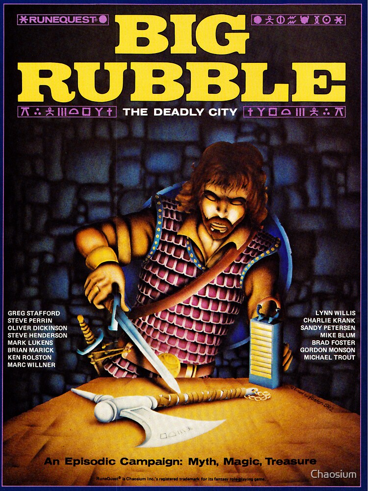 Gran cubierta de escombros de Chaosium