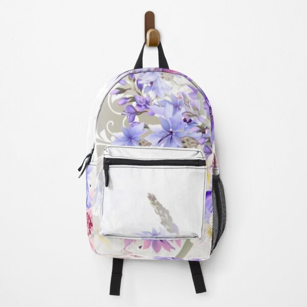 Item preview, Blue Purple Floral Merchandise designed and sold by cindyfordyce.