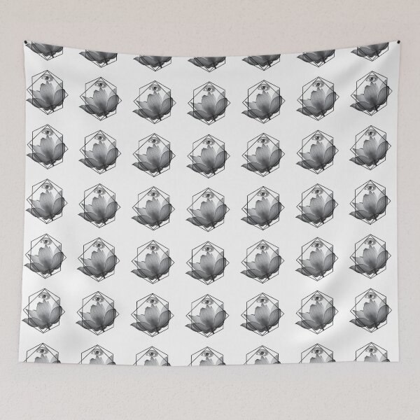 Item preview, Lotus in black and white designed and sold by AnastasiaNensy.