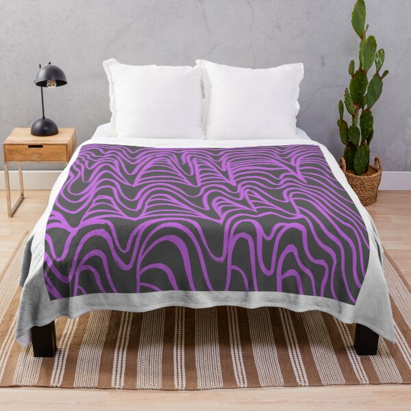 Item preview, Purple Wavy Lines Pattern designed and sold by CherryDamzel.