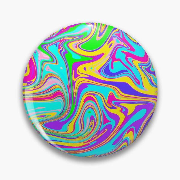 Item preview, Colourful trippy swirl patterns designed and sold by GirlofRandom.