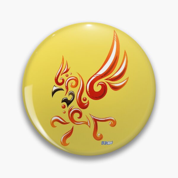 Item preview, Aero Glyph - Red Bird designed and sold by SalamisDN.