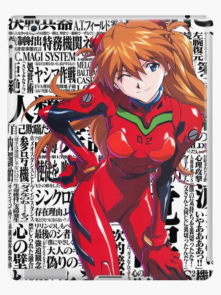 Asuka Langley Neon Genesis Evangelion | iPad Case & Skin