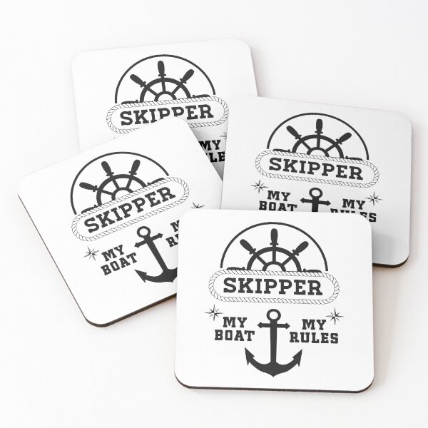Item preview, Skipper My Boat My Rules Awesome Gift for the Ship owners designed and sold by Naumovski.