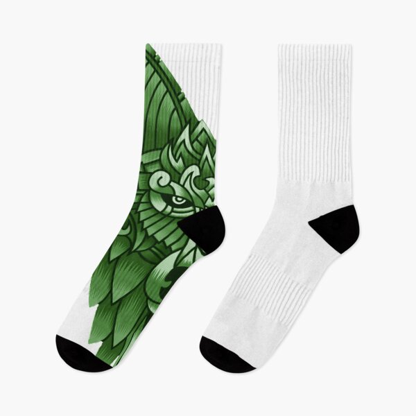 Item preview, wolf art green designed and sold by wolvoo.