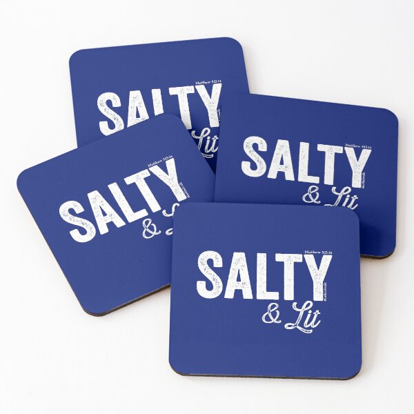 Item preview, Salty and Lit - Matthew 5:13-14 designed and sold by JacquelineLim.