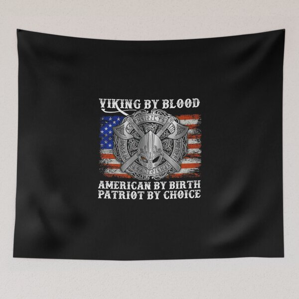 Item preview, Patriot T-ShirtViking By Blood American By Birth Patriot By Choice Patrioctic Unisex designed and sold by TheUmbrrella.