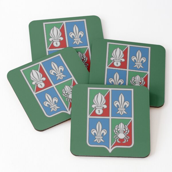 Item preview, French Foreign Legion Amphibious Unit Badge designed and sold by sirglennbo.