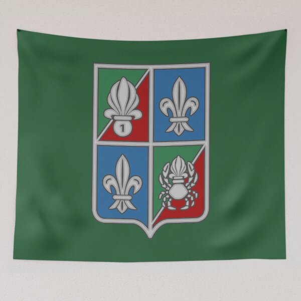 Item preview, French Foreign Legion Amphibious Unit Badge designed and sold by sirglennbo.