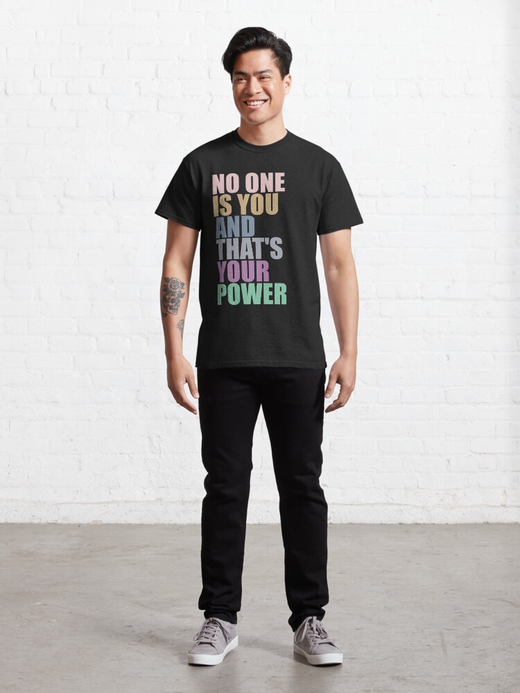 Alternative Ansicht von Niemand bist du und das ist deine Macht Classic T-Shirt