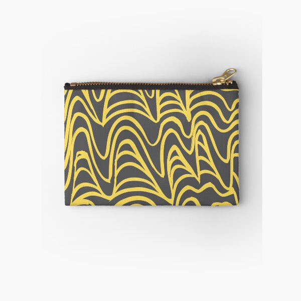 Item preview, Yellow Wavy Lines Pattern designed and sold by CherryDamzel.
