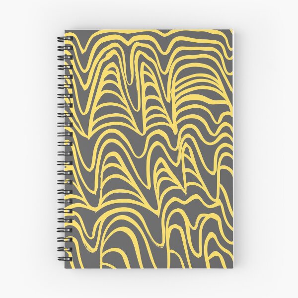 Item preview, Yellow Wavy Lines Pattern designed and sold by CherryDamzel.