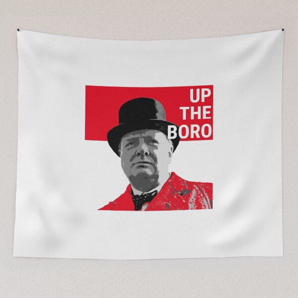 Item preview, Winston Churchill UP THE BORO 1 designed and sold by Logo-A-GoGo.