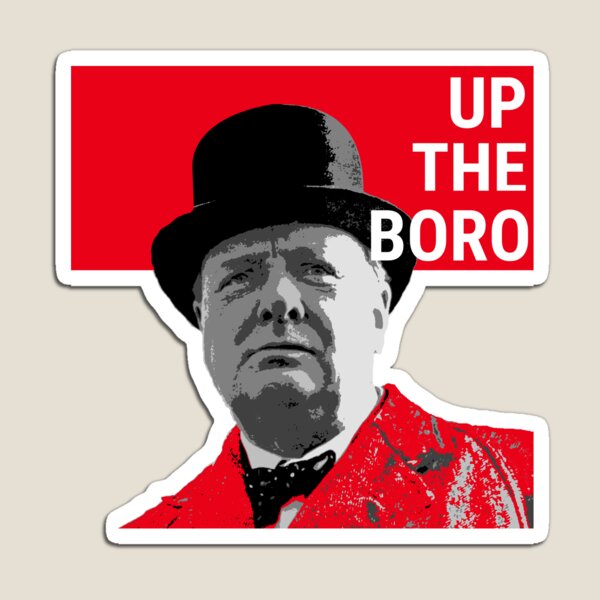 Item preview, Winston Churchill UP THE BORO 1 designed and sold by Logo-A-GoGo.