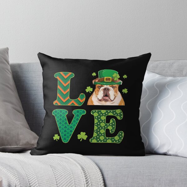 Item preview, I Love My English Bulldog St Patricks Day Dog Lover designed and sold by RorenSteven.
