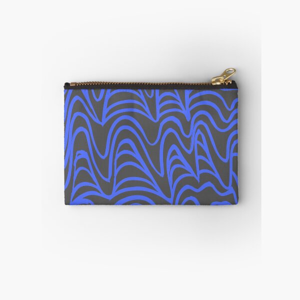 Item preview, Deep Blue Wavy Lines Pattern designed and sold by CherryDamzel.