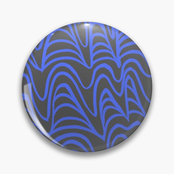 Item preview, Deep Blue Wavy Lines Pattern designed and sold by CherryDamzel.