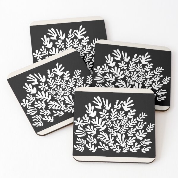 Item preview, Henri Matisse Flower, Paper Decoupes Art black white, Matisse Cutout's, Matisse inspired sheaf designed and sold by re-make-.
