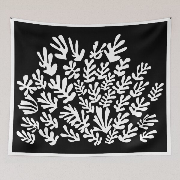 Item preview, Henri Matisse Flower, Paper Decoupes Art black white, Matisse Cutout's, Matisse inspired sheaf designed and sold by re-make-.